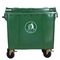 Eco - Friendly Large Garbage Cans SMC Industrial Outdoor With Two Wheel